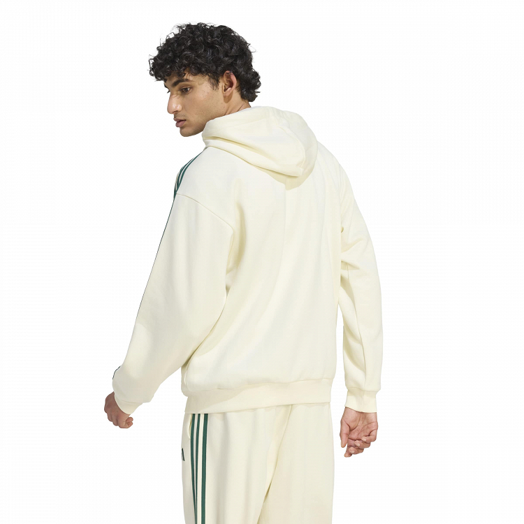 Essentials 3-Stripes Fleece Full-Zip Hoodie