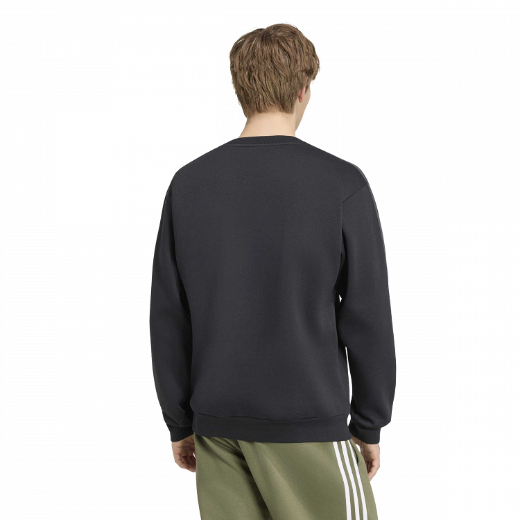 Essentials 3-Stripes Fleece Sweatshirt