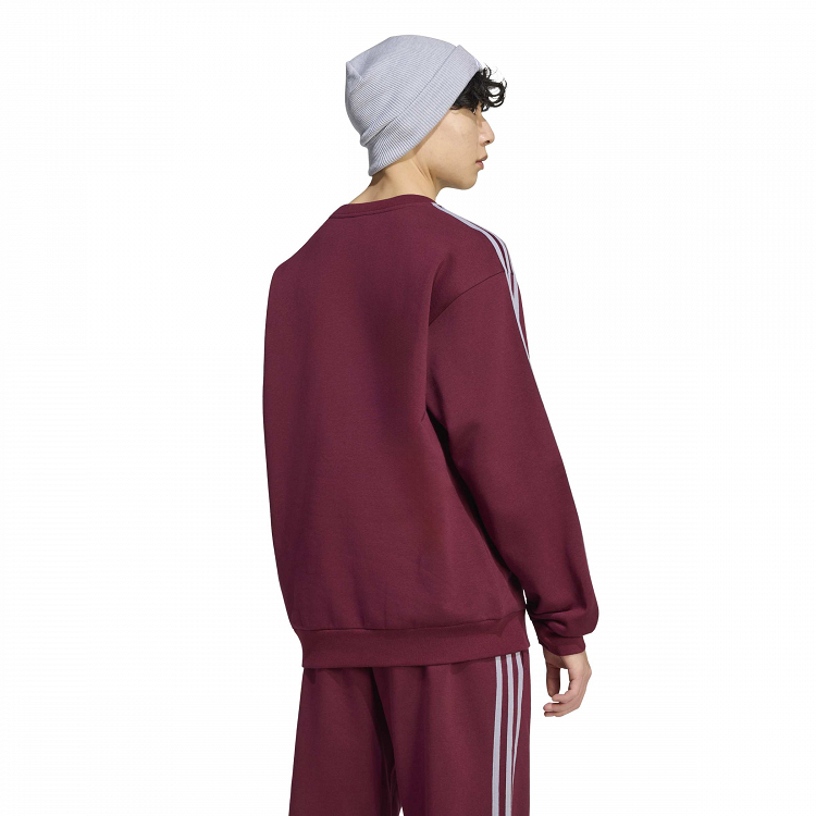 Essentials 3-Stripes Fleece Sweatshirt