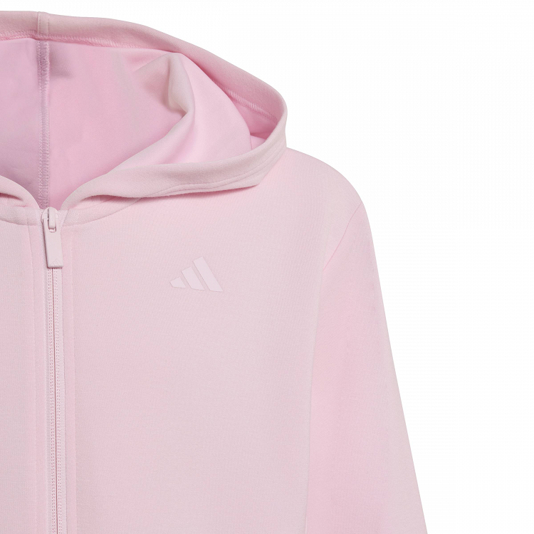 ADIDAS GIRLS FULL ZIP HOODIE