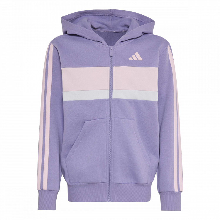 SEASONAL ESSENTIALS TIBERIO 3 STRIPES  FLEECE TRACKSUIT