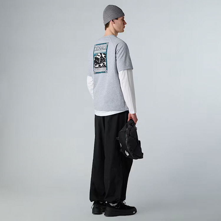 M SS NORTH FACES TEE