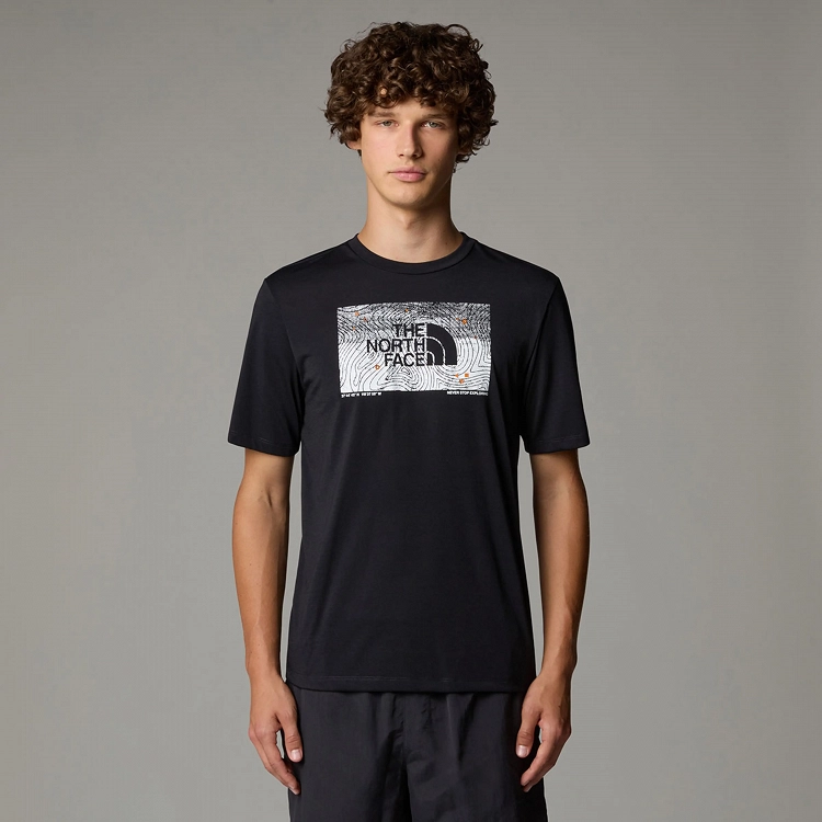 M FOUNDATION ABSTRACT GRAPHIC TEE