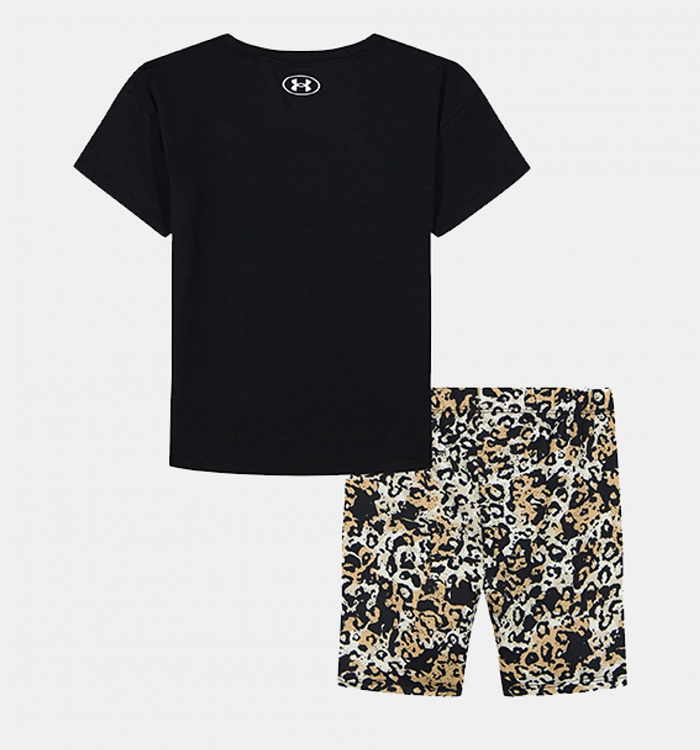 UA PRINTED BIKE SHORT SET