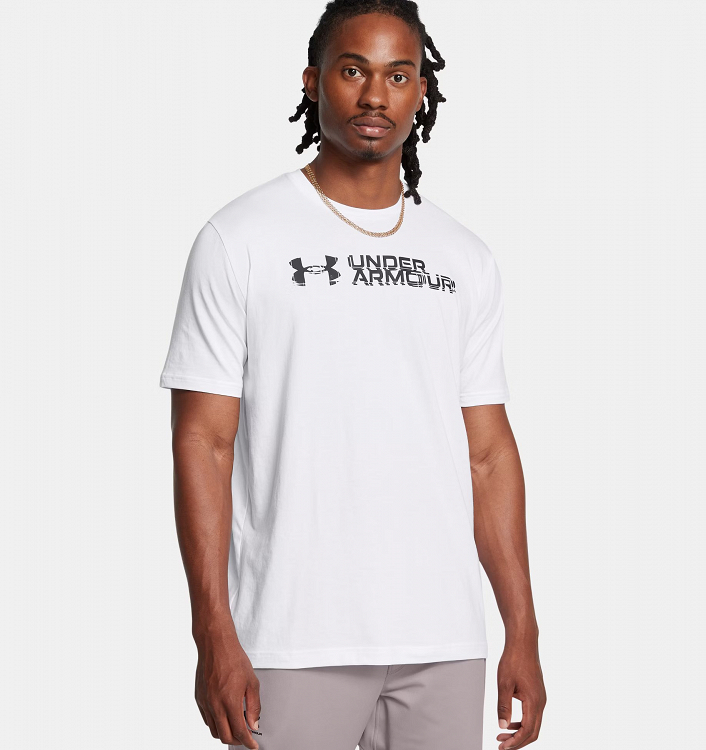 UA M SLICED WORDMARK 60/40S SS