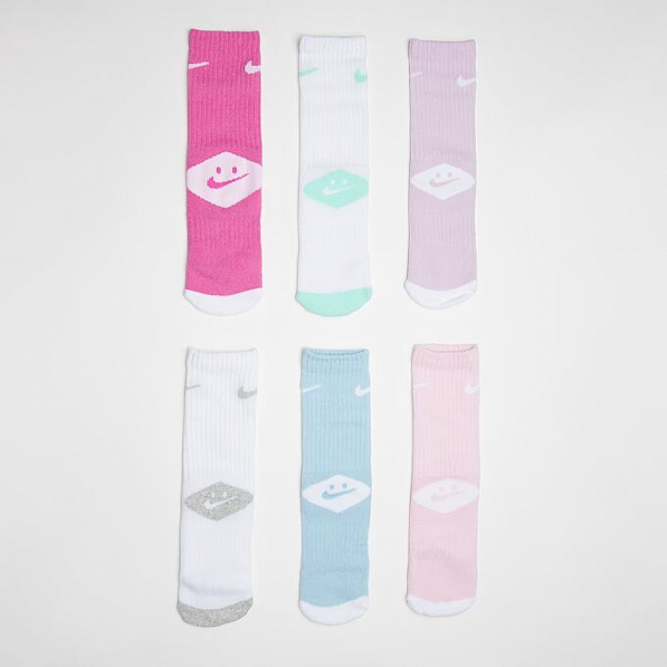 6PK NIKE SMILEY CREW