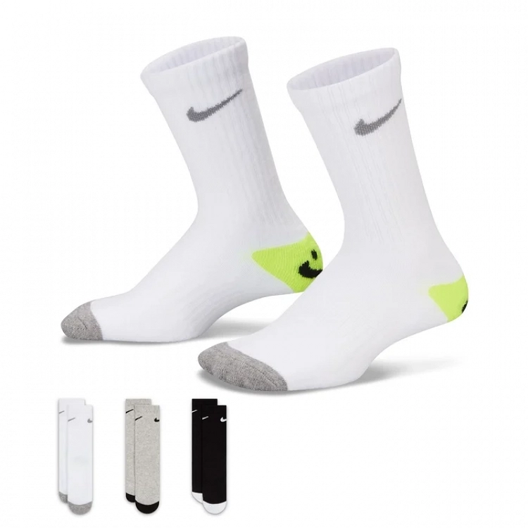 6PK NIKE SMILEY CREW