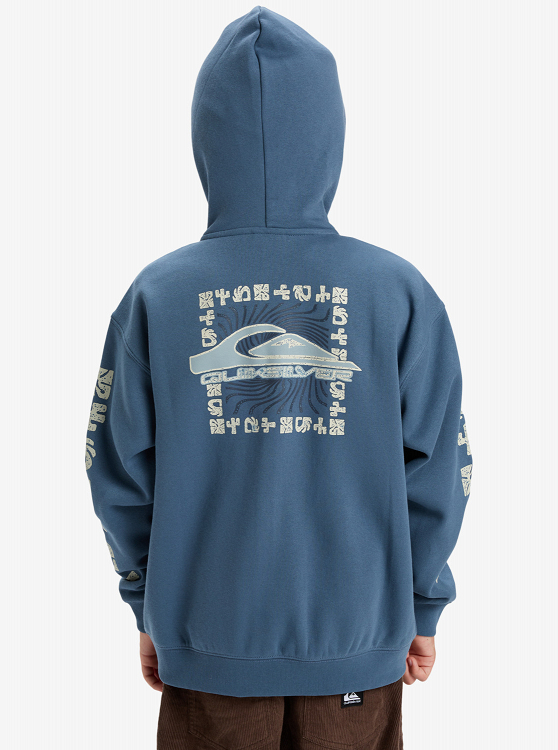 SALT WATER GRAPHIC ZIP YOUTH
