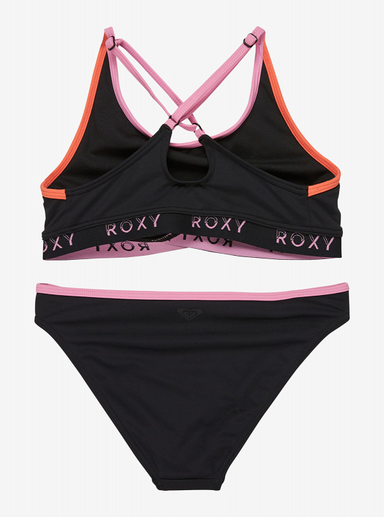 COLORBLOCK CROP TOP SET
