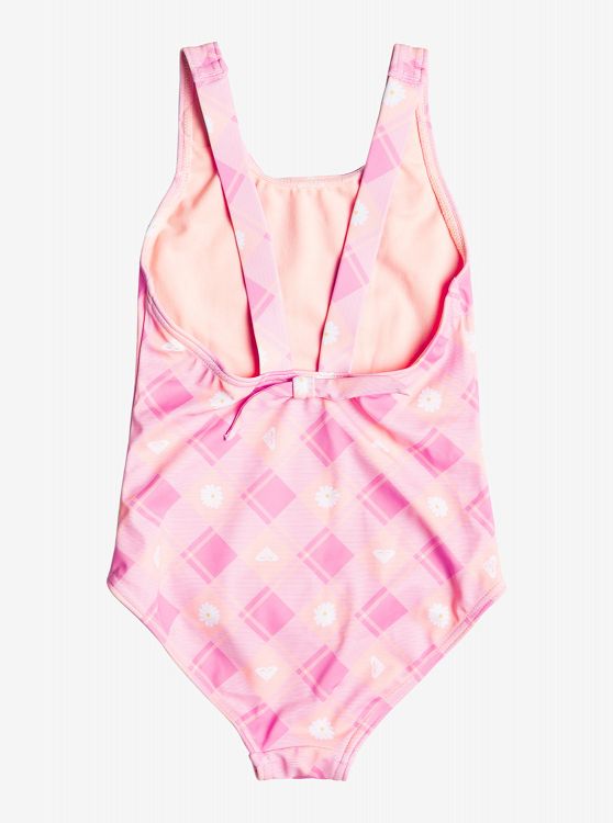 FLOWER PLAID ONE PIECE ΜΑΓΙΟ ΠΑΙΔΙΚΟ GIRL