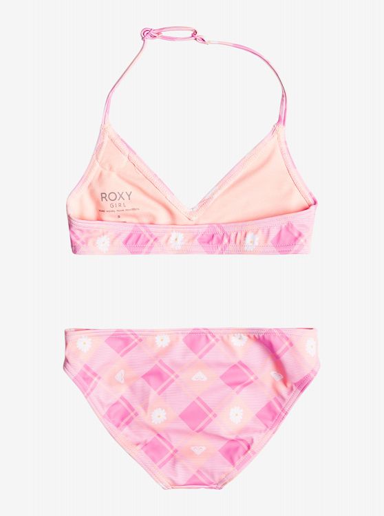 FLOWER PLAID TRI SET ΜΑΓΙΟ ΠΑΙΔΙΚΟ GIRL