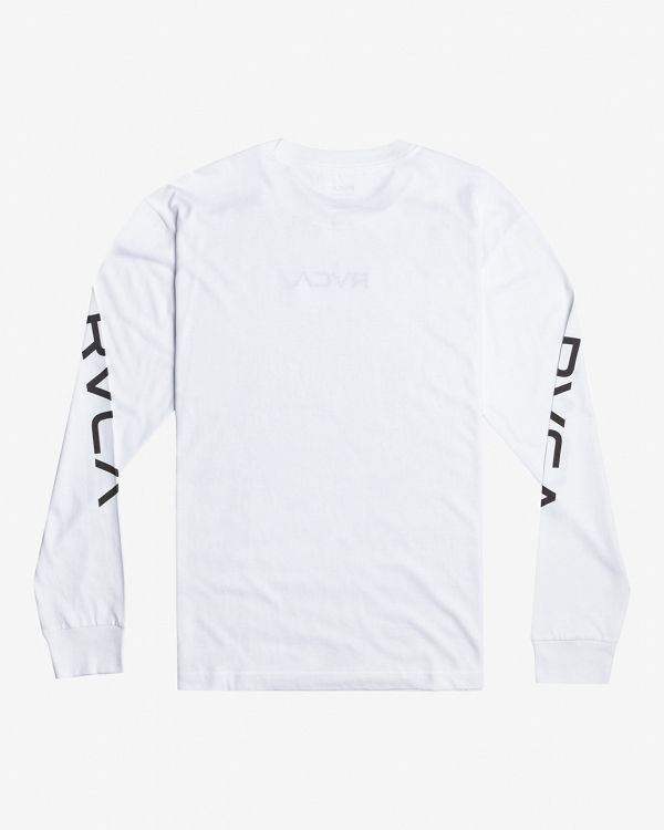 BIG RVCA SLEEVE LS TEE