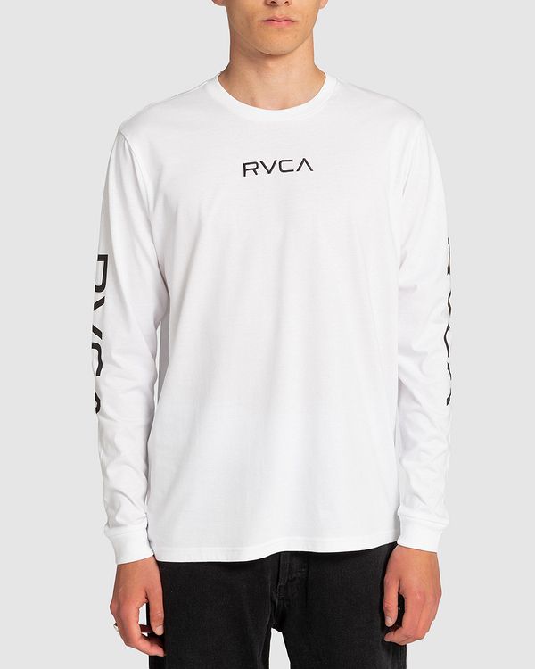 BIG RVCA SLEEVE LS TEE