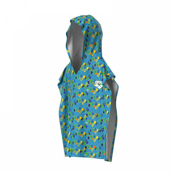 Kids Terry Printed Poncho - 011928
