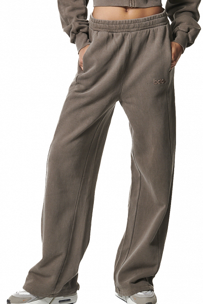 WOMEN'S FADED-EFFECT HIGH WAIST JAZZ PANTS - 021441
