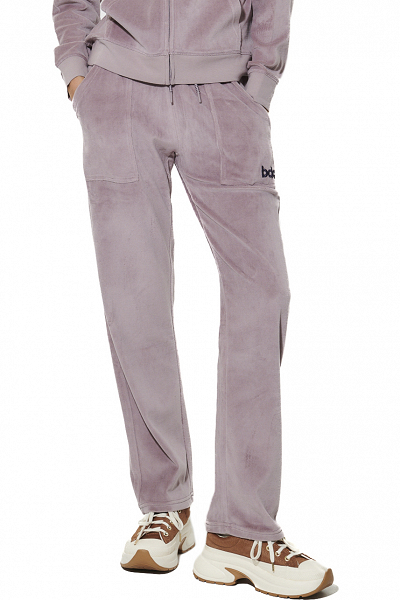 WOMEN’S BASIC VELOUR PANTS - 021628
