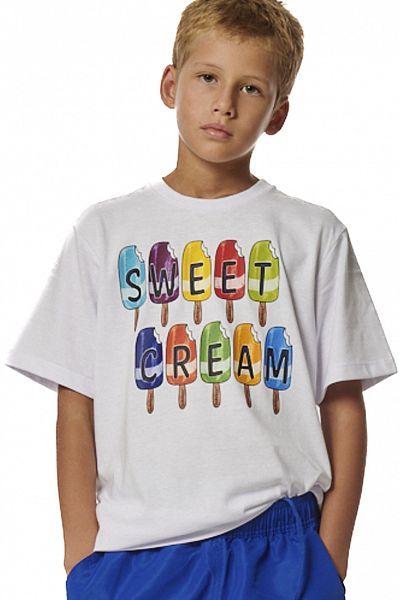 BOYS SHORT SLEEVES GRAPHIC T-SHIRT - 054404