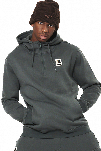 MEN'S HALF-ZIP HOODED SWEATSHIRT - 063512