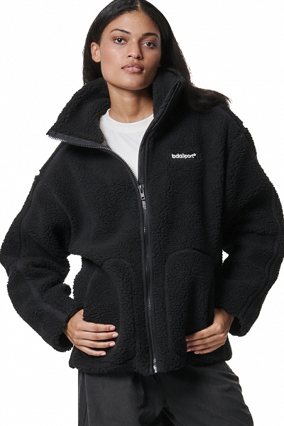 WOMEN'S ZIP-THROUGH SHERPA JACKET - 071420