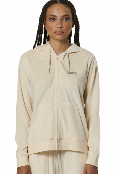 WOMEN'S VELOUR HOODIE JACKET - 071518
