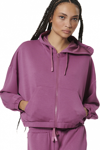 WOMEN'S MODAL CROP JACKET - 071528