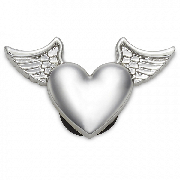 Silver Metal Heart and Wings - 10011081