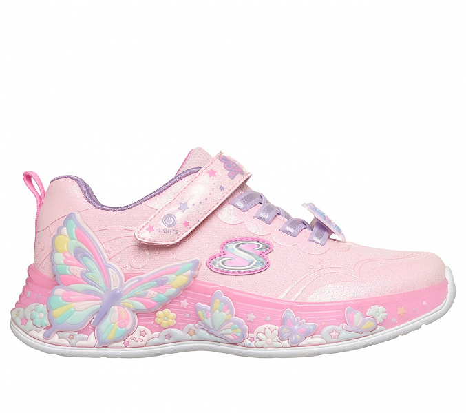 Lighted Butterfly Wrap Sneaker W/ Gore & Strap - 303065L
