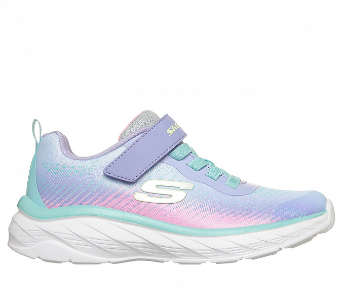 Gore and Strap Sublimated Ombre Sparkle Mesh Sneaker - 303599L