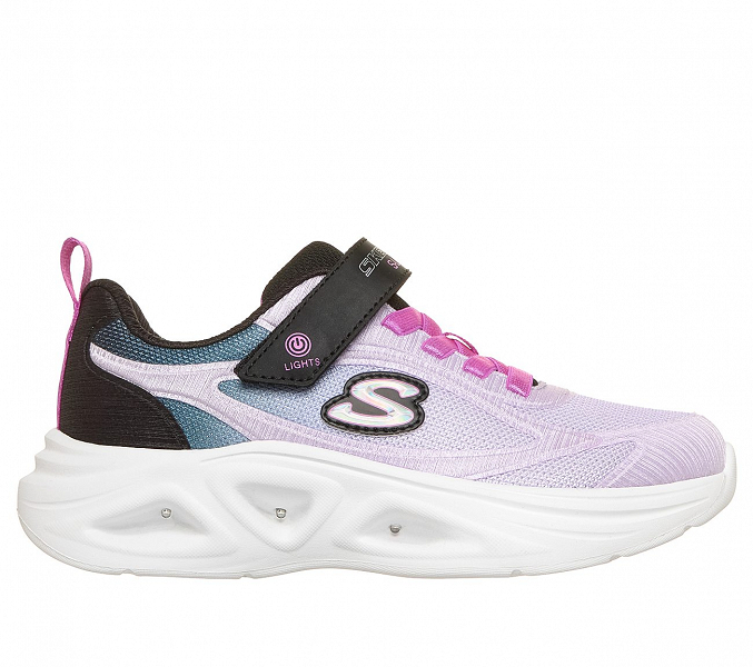 SKECHERS  Lighted Ombre Upper W/ Gore & Strap - 303729LC