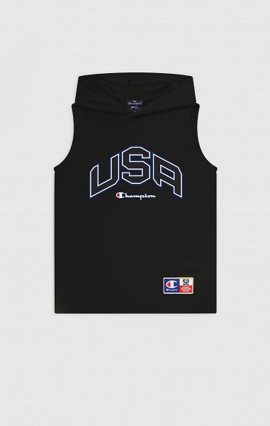 Hooded Sleeveless T-Shirt - 306720
