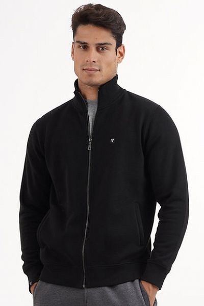 MEN'S ZIPPER MOCK NECK BASIC - 50013