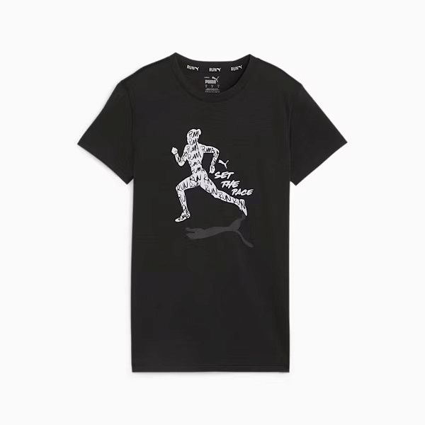 WOMEN’S GRAPHIC RUN SLOGAN TEE Q1 - 525119