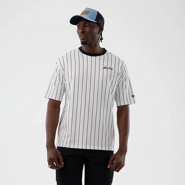 NE PINSTRIPE OS TEE NEWERA  WHINVY - 60856140