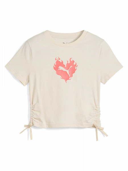 FLAMING LOVE Knotted Tee G - 685108