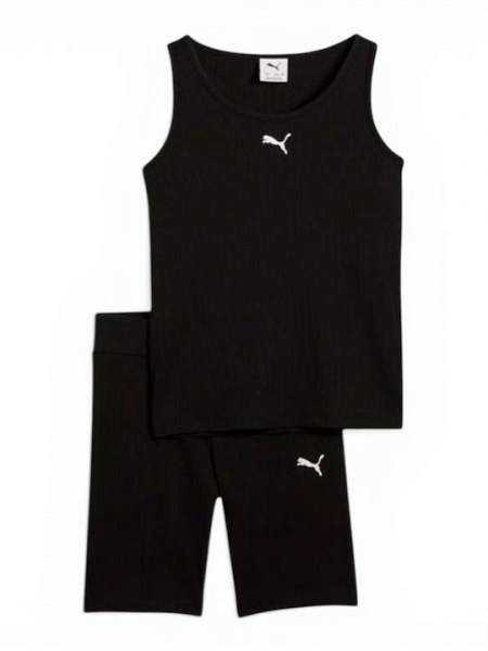 ESS ELEVATED Rib Tank and Short Leggings Set G - 692477