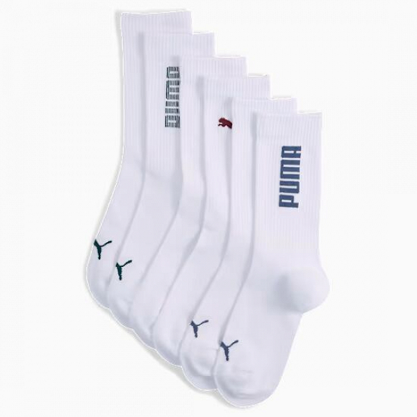 PUMA UNISEX RIB LOGO CREW SOCK 3P - 947220