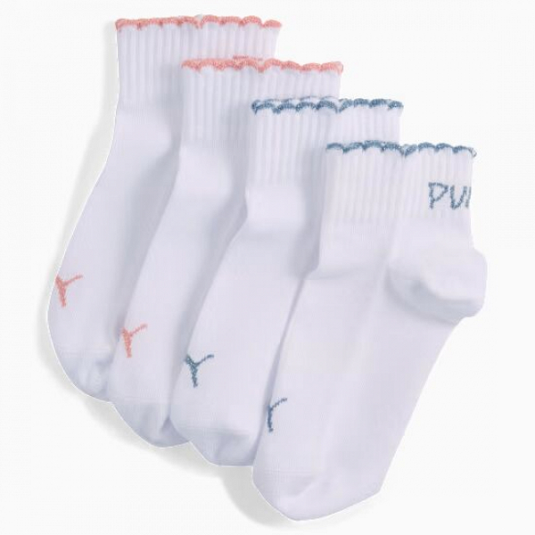 PUMA GIRLS SCALLOP EDGE QUARTER 2P - 947235