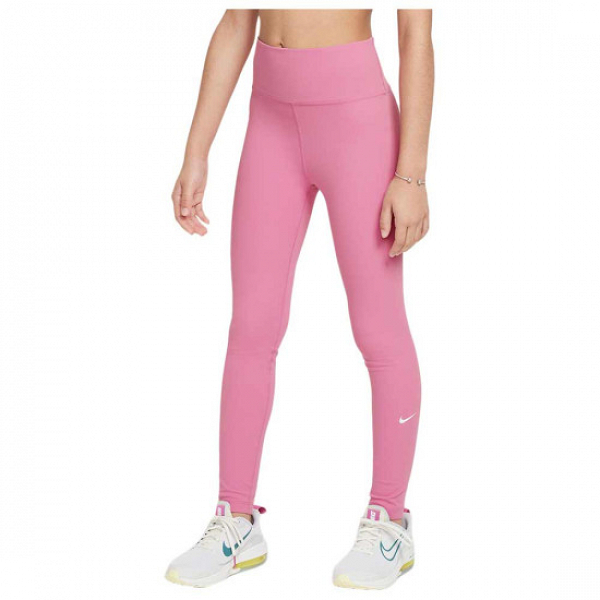 Nike One Big Kids' (Girls') Dri-FIT High-Waisted Leggings - FZ5605