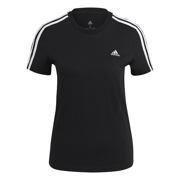 ESSENTIALS SLIM 3-STRIPES T-SHIRT - GL0784