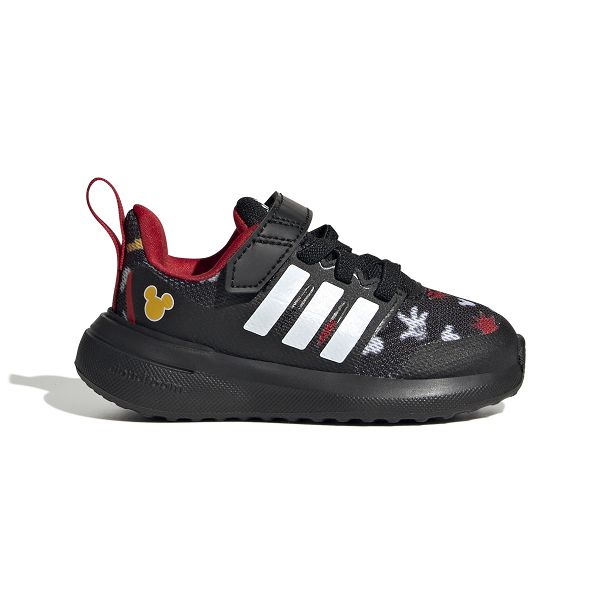 adidas x Disney FortaRun 2.0 Mickey Cloudfoam Sport Running Elastic Lace Top Strap Shoes - HP8994