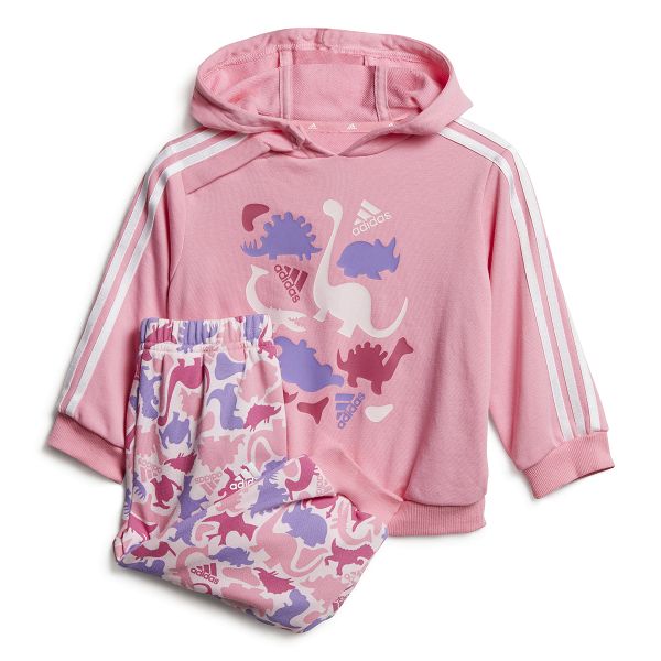 Dino Camo Allover Print French Terry Jogger Set - HR5852