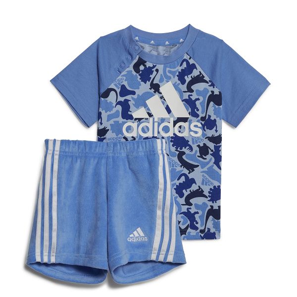 Dino Camo Allover Print Tee and Short Set - HR5875