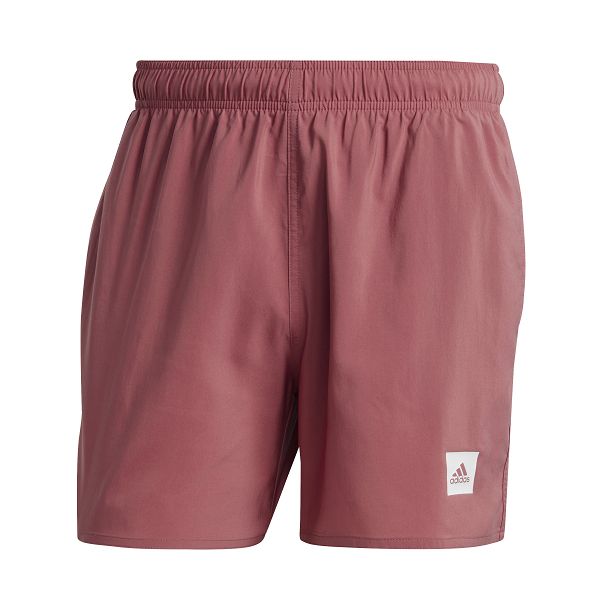 Short Length Solid Swim Shorts - HT2163