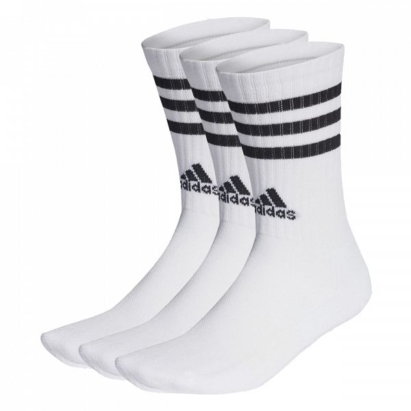 3STRIPES CUSHIONED SPORTSWEAR CREW SOCKS 3 PAIR PACK - HT3458