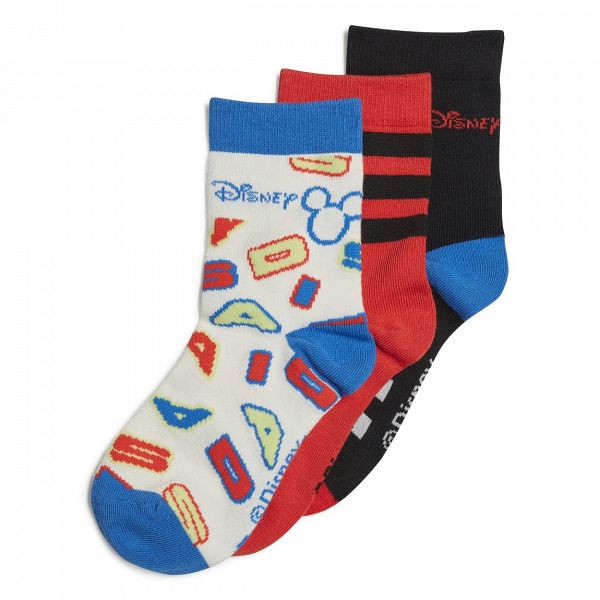 adidas DISNEY MICKEY MOUSE 3 PAIRS PACK CREW SOCKS - IB6776