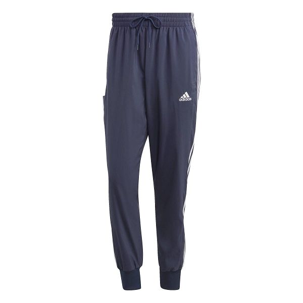 AEROREADY Essentials Tapered Cuff Woven 3-Stripes Pants - IC0042