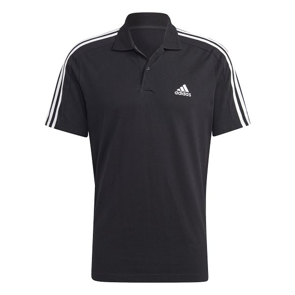 Essentials Piqué Embroidered Small Logo 3-Stripes Polo Shirt - IC9310