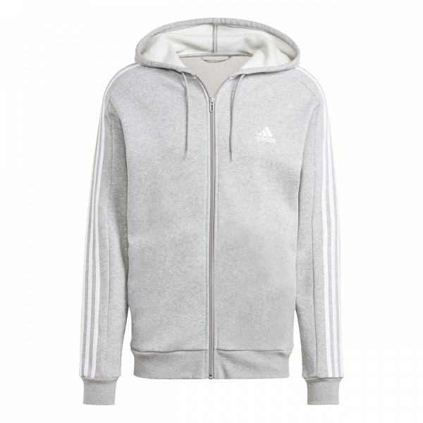 ESSENTIALS FLEECE 3-STRIPES FULL-ZIP - IJ6479