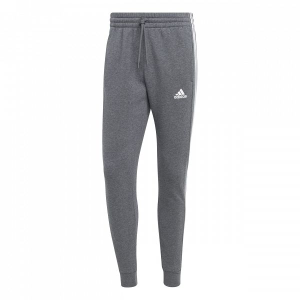 ESSENTIALS FLEECE TAPERED CUFF 3-STRIPES PANTS - IJ8884