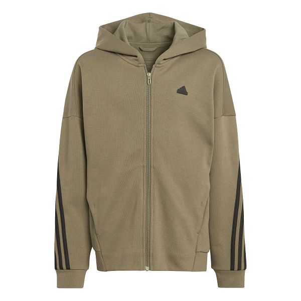 Future Icons 3-Stripes Full-Zip Hooded Track Top - IL3077